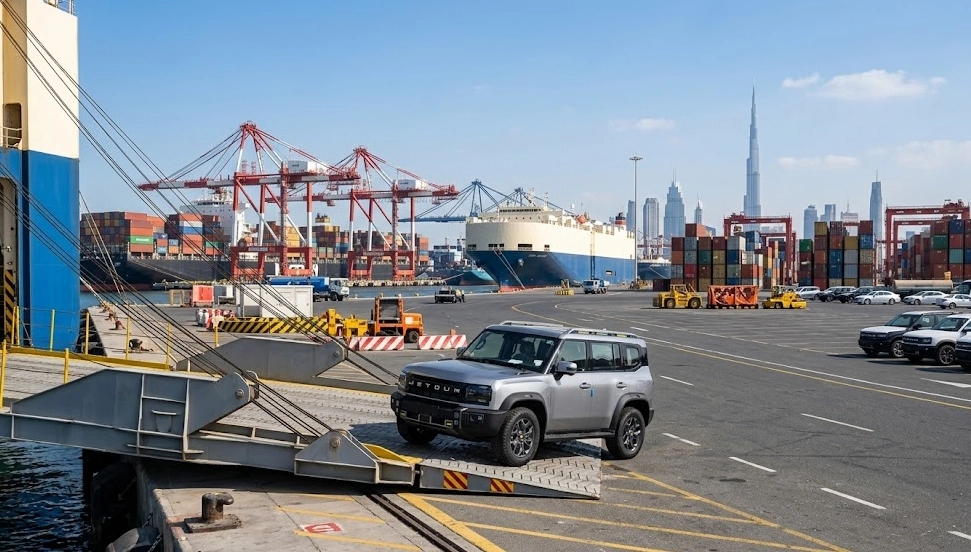 Jetour T2 Xuất khẩu từ Trung Quốc sang UAE: Hướng dẫn nhập khẩu